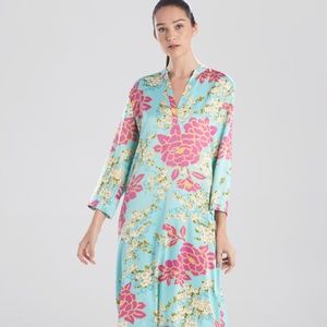 HARUMI SATIN ZIP CAFTAN - NWT